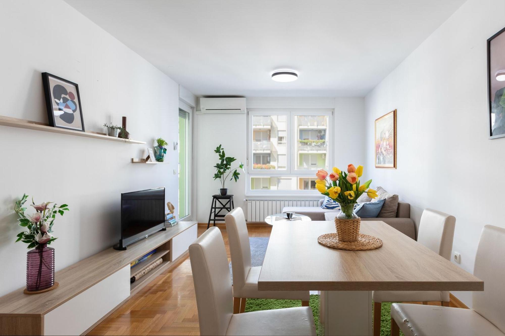 Sunny 1Bdr With Balcony & Parking Apartment Zagreb Exterior foto